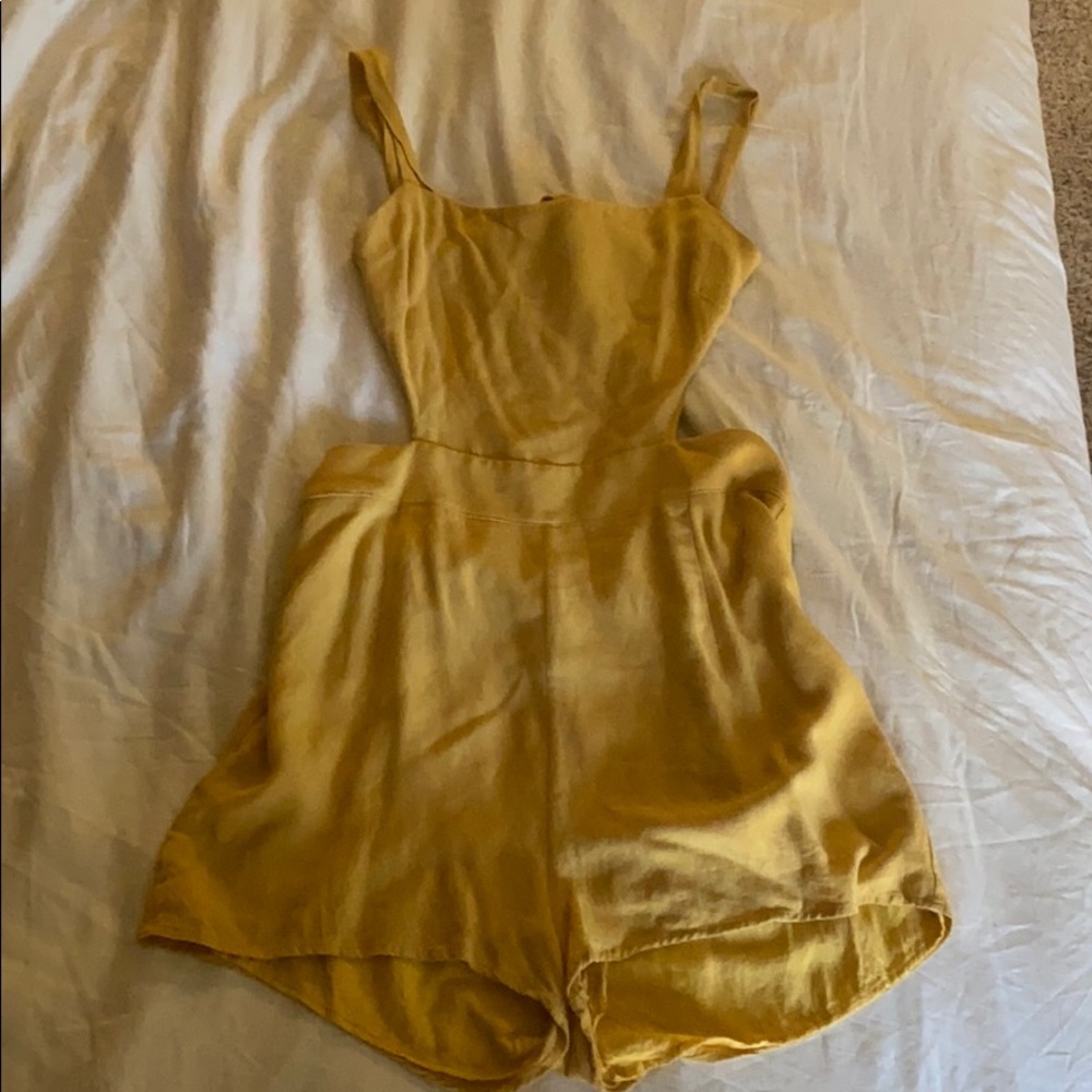 Mustard Yellow Romper